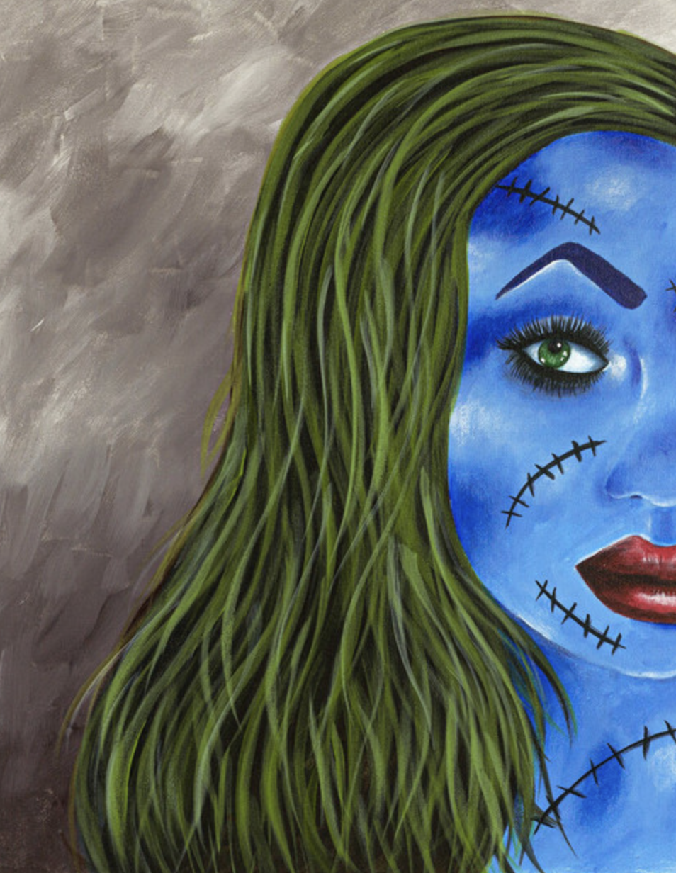 Canvas Lady Frankenstein