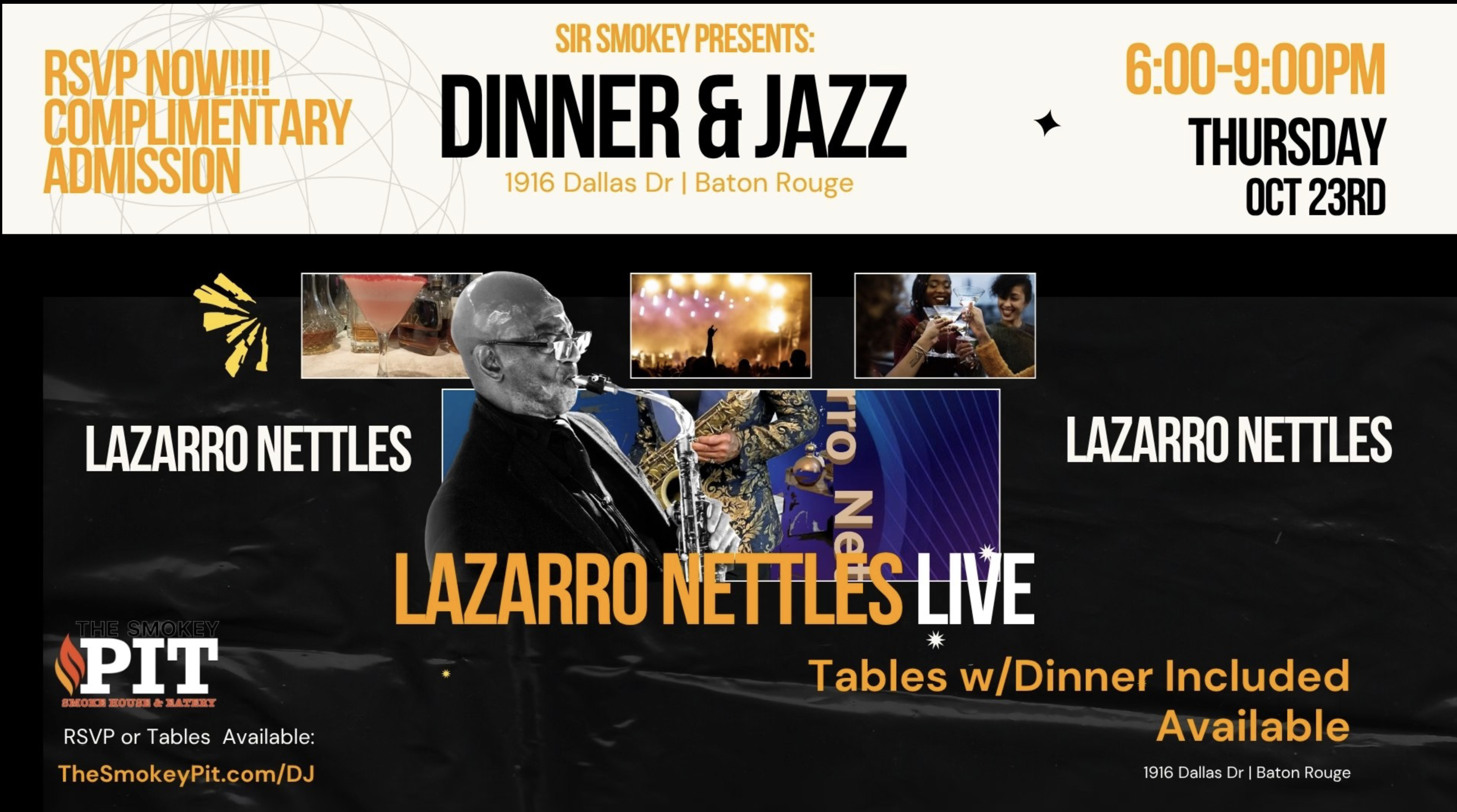 Lazzaro Nettles - Dinner & Jazz